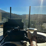 Women’s Crocodile Embossed Leather Foldable Slippers