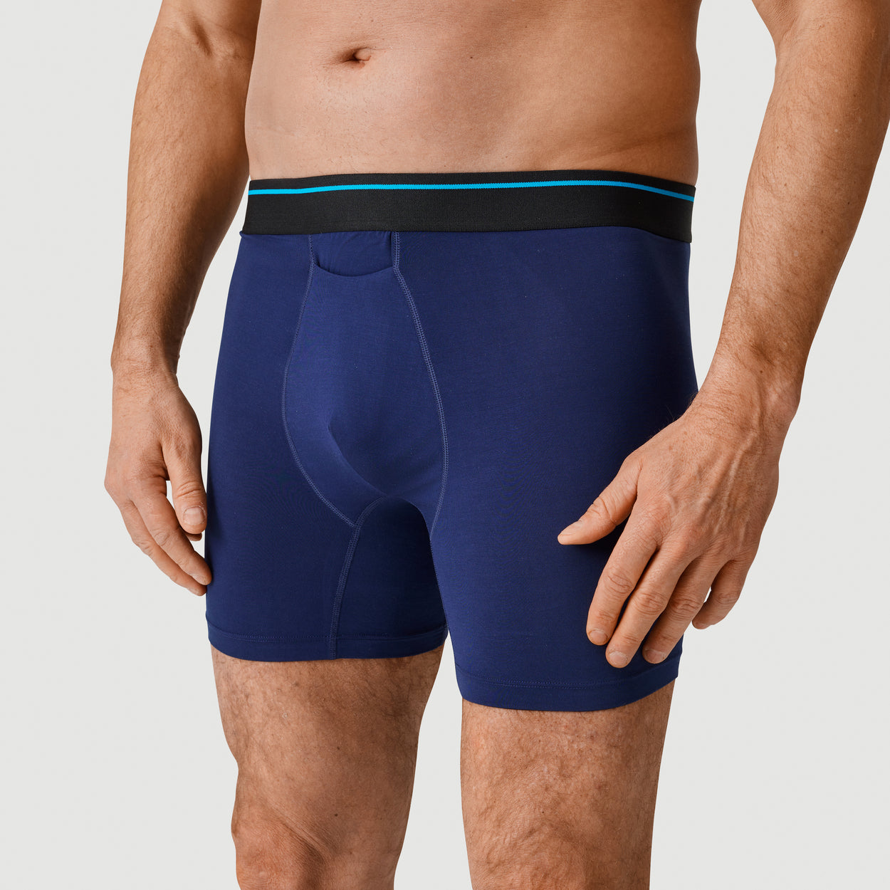 Bamboo Boxer Briefs with LD Tech™ w/Fly and inseam 10cm
