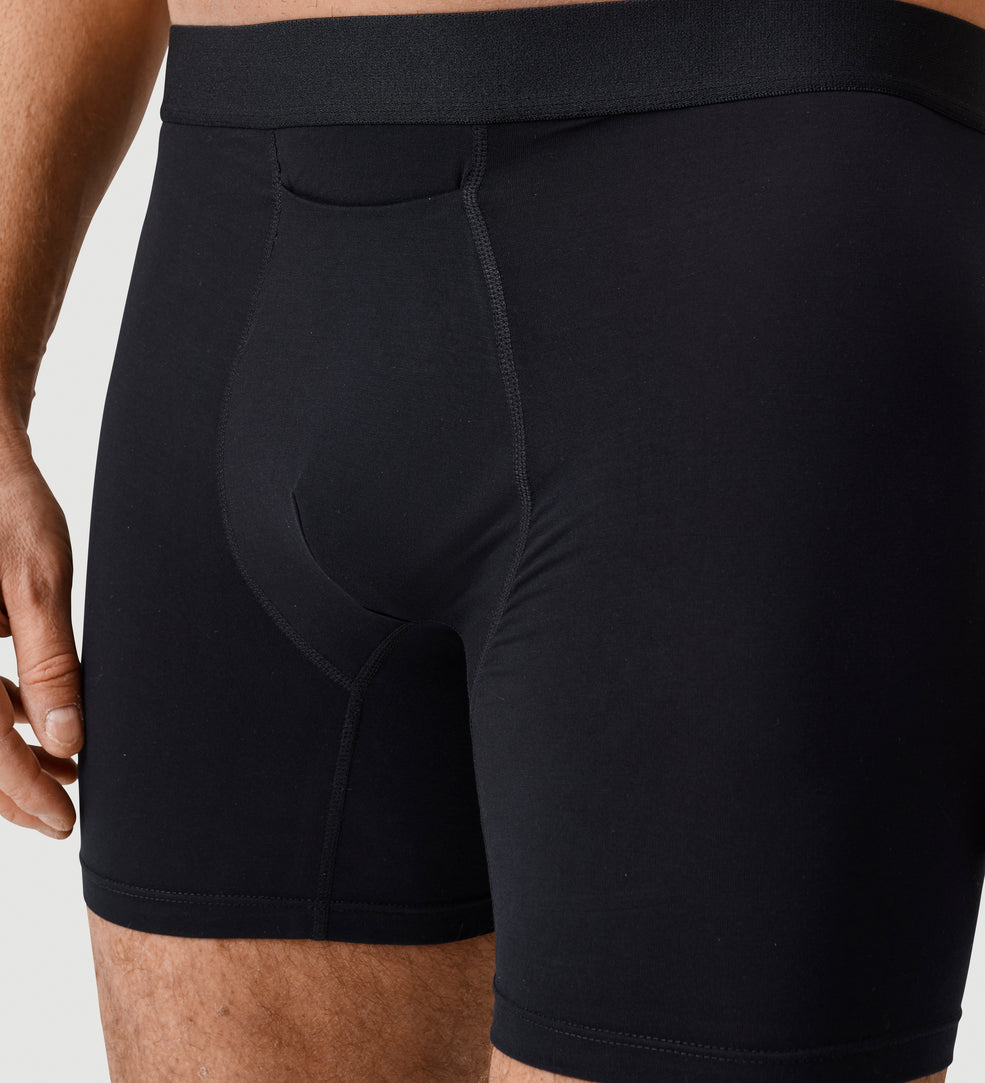 Bamboo Boxer Briefs with LD Tech™ w/Fly and inseam 10cm