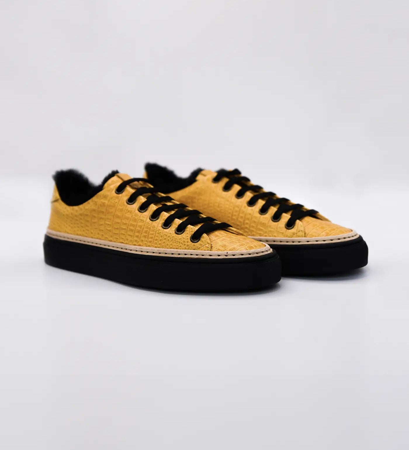 Men’s Sneakers with Eco-Fur