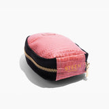 Women’s Crocodile Embossed Leather Foldable Slippers