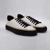 Women’s Sneakers with Eco-Fur